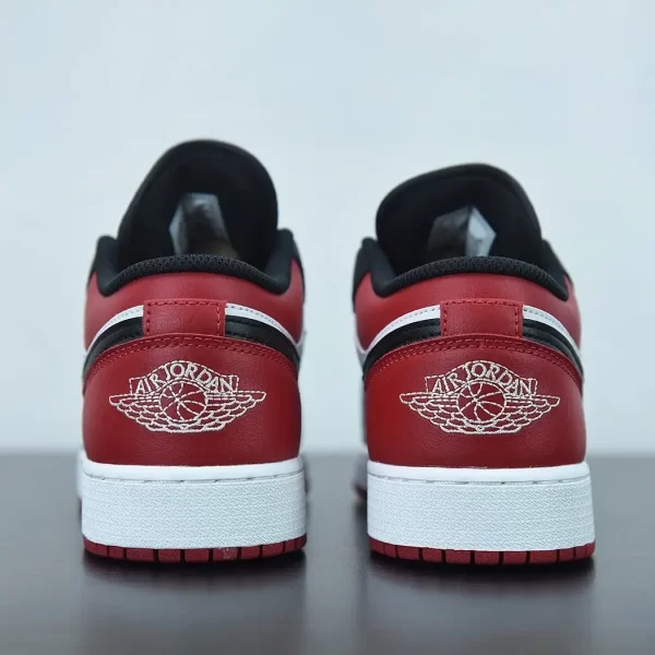 Air Jordan 1 Low ‘Bred Toe’ Gym Red/Black 553558-612